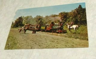 Vintage Postcard Adventure Town Of 1000 Islands Alexandria Bay Ny Rr Train 608