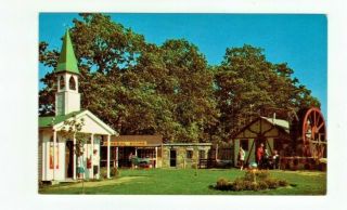 Me York Beach Maine Vintage Post Card " Enchanted Village Animal Forest Park "