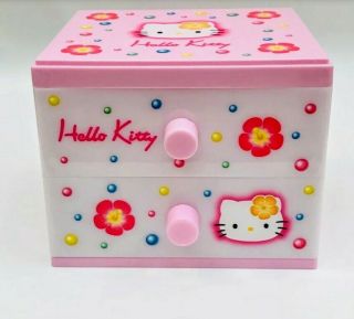 Hello Kitty Sanrio 45th Anniversary Pink 2 Drawer Chest