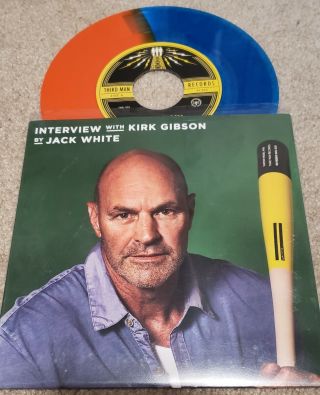 The Brushoffs/kirk Gibson Interview By Jack White 7 Inch Tigers Colored Vinyl
