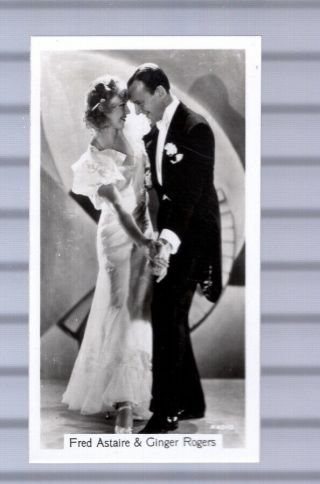 Fred Astaire & Ginger Rogers - Movie Star Card - Sinclair Ser 2 - 1937 - 94