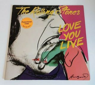 The Rolling Stones Love You Live 1977 2 Lps Vinyl Promo