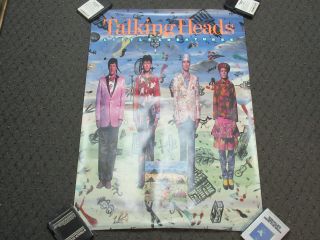 Vintage 1985 Talking Heads Little Creatures Promo Poster Promotional