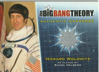 Cryptozoic The Big Bang Theory Seasons 5 Wardrobe Costume M25 Howard Space Suit