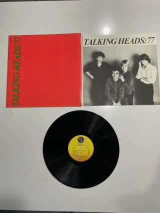 Talking Heads 77 Vinyl Lp,  1977 Sire,  Sr 6036 W/ Slipcover