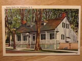 Younglove Homestead Jimmie Burke Inn Johnstown Ny Fulton Co Vintage Postcard