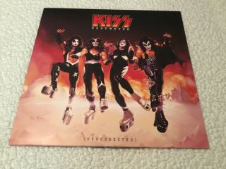 Kiss Destroyer Colored Vinyl Lp Record Limited Edition Never Played