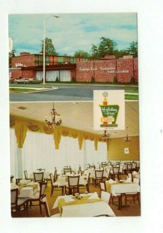 Ny Saratoga Springs York Vintage Post Card " Holiday Inn "