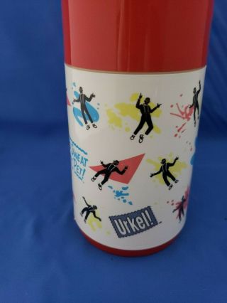 Vintage 1991 Steve Urkel Plastic Thermos Aladdin Family Matters Did I Do That 2