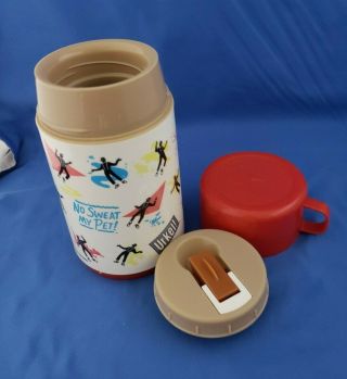 Vintage 1991 Steve Urkel Plastic Thermos Aladdin Family Matters Did I Do That 3
