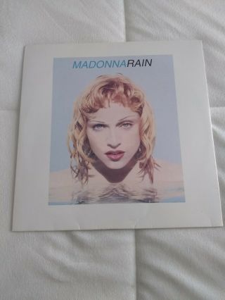 Rain [maxi Single] By Madonna (vinyl,  Aug - 1993,  Maverick)