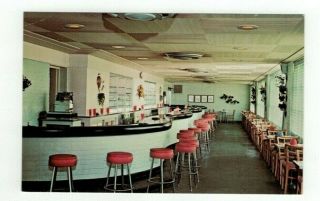 Nj Spring Lake Jersey Vintage Post Card " Monmouth Hotel Bermuda Room Bar "