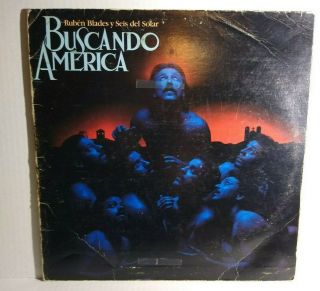 Ruben Blades Seis Del Solar Buscando America Lp Vinyl Record Panama