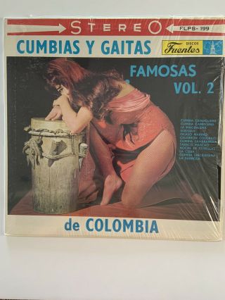 Cumbias Y Gaitas De Colombia Vol 2 Fuentes Vinyl Record Album