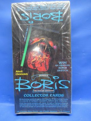 1992 Boris Series Ii Collector Cards Full Box 36 Packs Package Nos