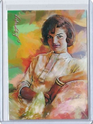 Sp4 - B Jackie Kennedy 1 Art Sketch Card Hand Signed By Artist 49/50