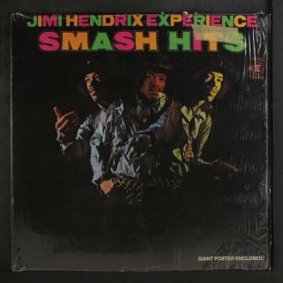 Jimi Hendrix Experience: Smash Hits Lp (partial Shrink,  Poster) Rock & Pop