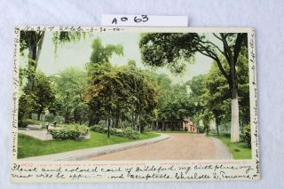 Grounds Of U.  S.  Armory Springfield,  Massachusetts 1906 Vintage Antique Postcard