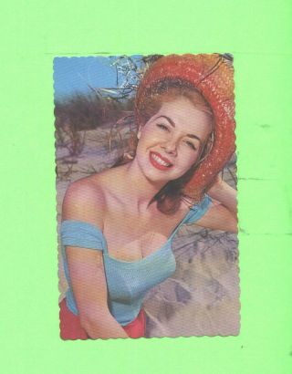 Zz Postcard Sexy Woman Beauty Pin Up Post Card