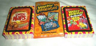 2015 Wacky Packages Series 1 Complete Mod Rad Parallel Sticker Set 110/110