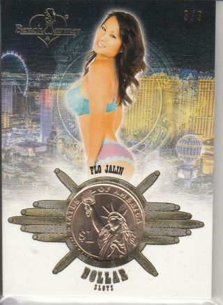 2020 Benchwarmer Vegas Baby Premium Flo Jalin Dollar $lots Gold Card Sp 3/3