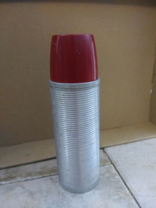 Vintage Thermos Brand Vacuum Bottle Model No.  2284 Pressure Stopper