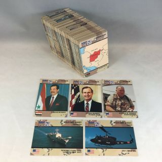 Desert Storm Pro Set 1991 (iraq War) Complete Card Set (1 - 250) George Hw Bush