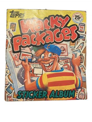 1982 Topps Wacky Packages Complete Sticker Album