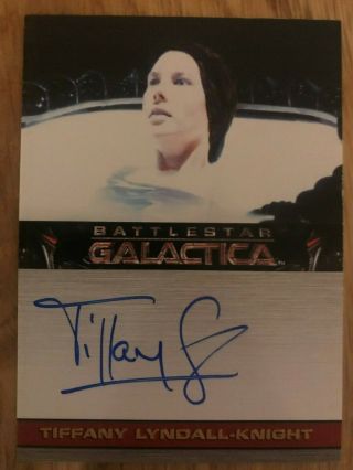 Battlestar Galactica Season Three 3: Autograph Card: Tiffany Lyndall - Knight