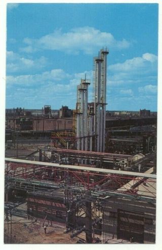 Midland Mi The Dow Chemical Company Plant Vintage Postcard - Michigan