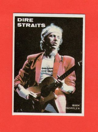Dire Straits 1984 Spanish Musical Card