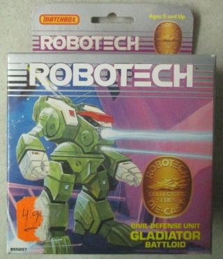 Vintage 1985 Matchbox Robotech Die Cast Gladiator Battloid
