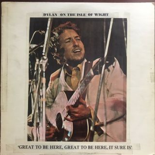 Bob Dylan And The Band - Isle Of Wight Festival - Peace Records Lp Vinyl Is Nm