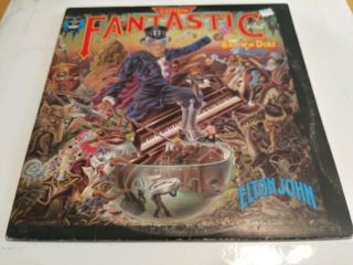 Elton John ‎captain Fantastic And The Brown Dirt Cowboy Vg,  Record Inserts 1975