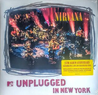 Nirvana - Mtv Unplugged - 180 Gram - 2 Lp Set " 25th Anniversary W/ Download Car