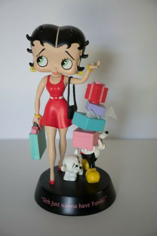 Betty Boop Bobble Head Girls Just Want To Have Funds 2007 Bobbler Wobbler