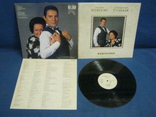 Record Album Freddie Mercury & Monserrat Caballe Barcelona A1u - 1 - 1 B2u - 1 - 1 1950