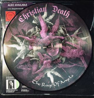CHRISTIAN DEATH - Rage Of Angels Picture Disc LP Rozz Williams Death Rock Goth 2