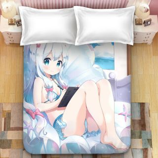 Eromanga Sensei Anime Izumi Sagiri Bed Fitted Sheet Polyester Fiber Blanket 25