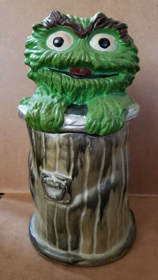 Muppets Vintage Cookie Jar: 1972 Sesame Street/oscar The Grouch