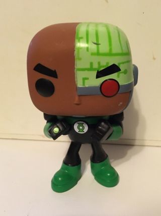 Funko Pop Teen Titans Go Cyborg As Green Lantern 338 Toys - R - Us Exclusive Loose