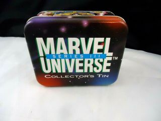 Marvel Universe Series 3 Collectors Tin (tin Only) 1/10000 1992 Impel (skybox)