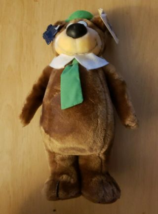 Yogi Bear 12” Plush Toy Stuffed Animal 1990 Hanna Barbera Vintage Rare