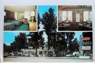 Utah Ut Kanab Parry Lodge Golden Circle Tours Postcard Old Vintage Card View Pc