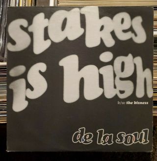 De La Soul Stakes Is High B/w The Bizness - 12” Vinyl Record 1996 Press J Dilla