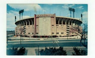 Md Baltimore Maryland Vintage Post Card " Memorial Stadium "