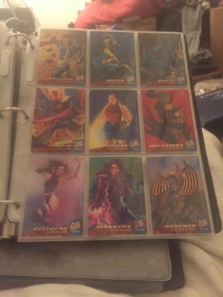 1994 Fleer Ultra X - Men Card Set 136 /150 N 10 Chase Cards