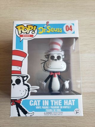 Funko Pop Books: Dr.  Seuss - Cat In The Hat 04 Box