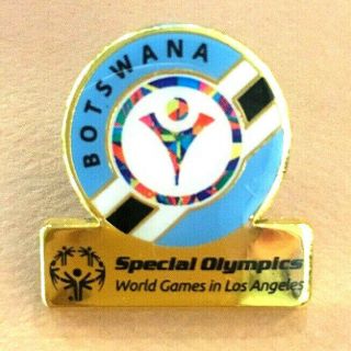 Special Olympics World Games Los Angeles 2015 Botswana Lapel Pin