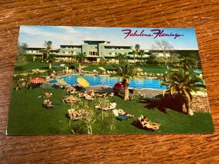 Fabulous Flamingo Hotel Casino Las Vegas Nevada Vintage Postcard